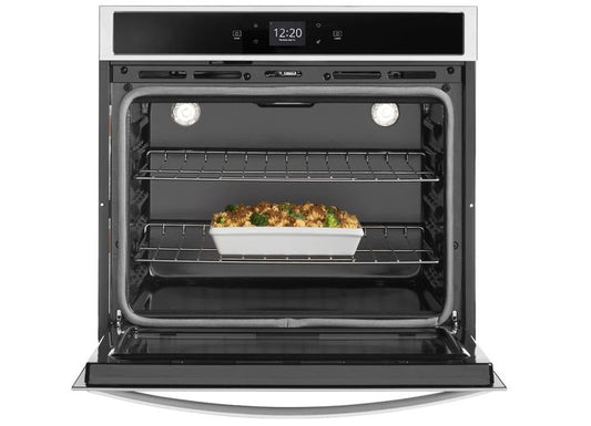 Whirlpool Corporation 30 INCH BUILT IN SMART SINGLE WALL OVEN W/TOUCHSCREEN, 5.0 CU FT, STAINLESS