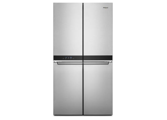 Whirlpool Corporation 36IN WIDE COUNTER DEPTH 4DR REFRIGERATOR, 19.4 CU FT, STAINLESS