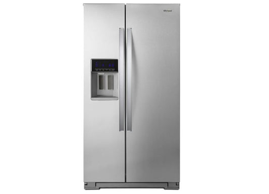 Whirlpool Corporation 36IN WIDE COUNTER DEPTH SIDE-BY-SIDE REGRIGERATOR, 21 CU FT, STAINLESS