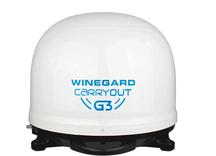 Winegard Carryout G3 Portable Satellite TV Antenna - White
