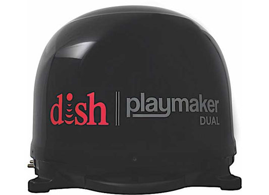 Winegard DISH Playmaker Dual Portable Automatic Satellite TV Antenna - Black