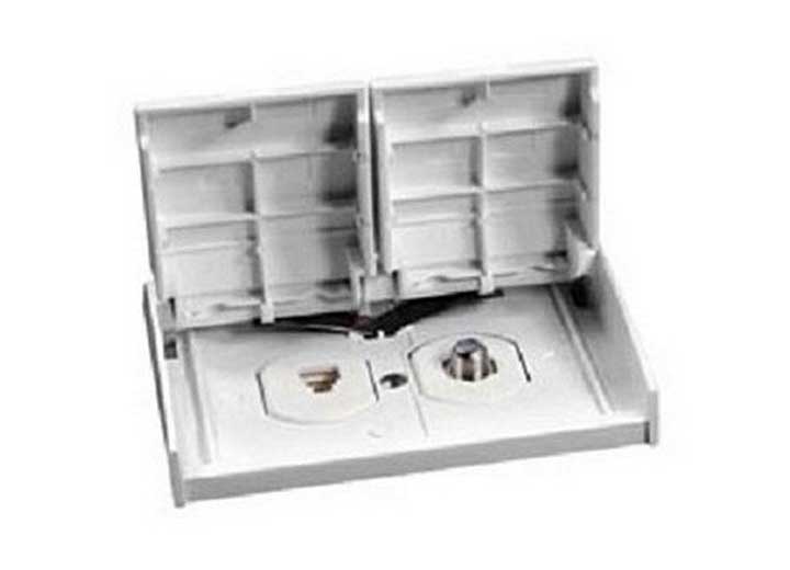 Winegard OUTDOOR RECEPTACLE, TV/TELEPHONE, WHITE