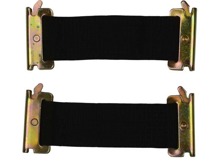 Winston Products - SmartStraps/CargoSmart/TowSmart 6IN STANDARD TRACK BUNGEE 2 PK BLACK