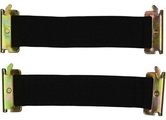 Winston Products - SmartStraps/CargoSmart/TowSmart 9IN STANDARD TRACK BUNGEE 2 PK BLACK