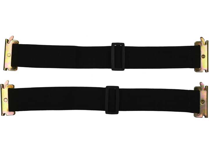 Winston Products - SmartStraps/CargoSmart/TowSmart 16IN - 24IN ADJUSTABLE TRACK BUNGEE X 2 PK BLACK