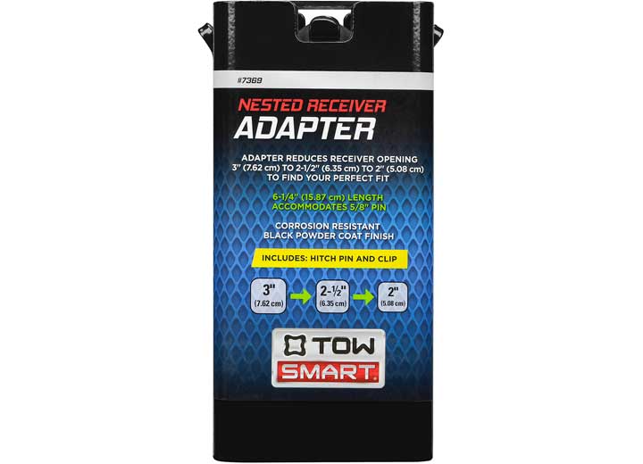 Winston Products - SmartStraps/CargoSmart/TowSmart CLASS III/IV TO CLASS V RECEIVER ADAPTER, UP TO 3IN RECEIVERS