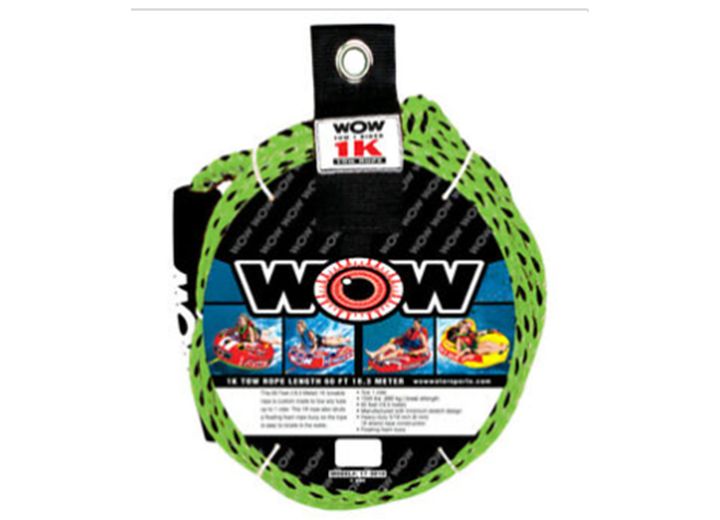 WOW Watersports WOW 1K Tow Rope - 60 ft. x 5/16 in.