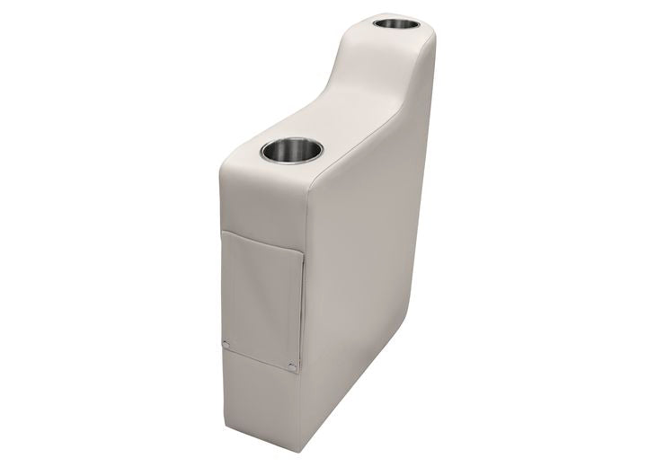 Wise Company WISE 3009 PREMIER PONTOON 7IN LEFT RADIUS ARM REST - STONE