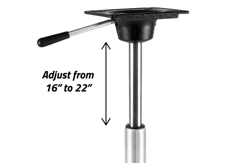 Wise Company WISE 8WD2003 KING PIN POWER RISE PEDESTAL 16IN TO 22.5IN