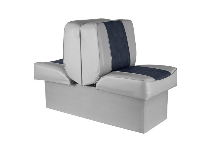 Wise Company WISE 8WD707P DELUXE SERIES LOUNGE SEAT - GREY / NAVY