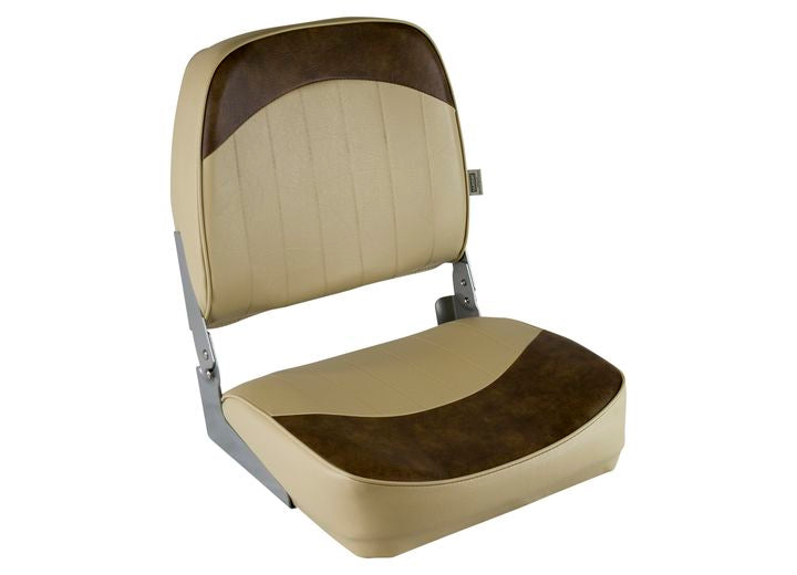Wise Company WISE 8WD734 STANDARD LOW BACK BOAT SEAT - SAND / BROWN