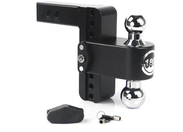 Weigh Safe TURNOVER BALL  6IN DROP HITCH W/ 2IN SHANK (8K/10K GTWR)W/CERAKOTE