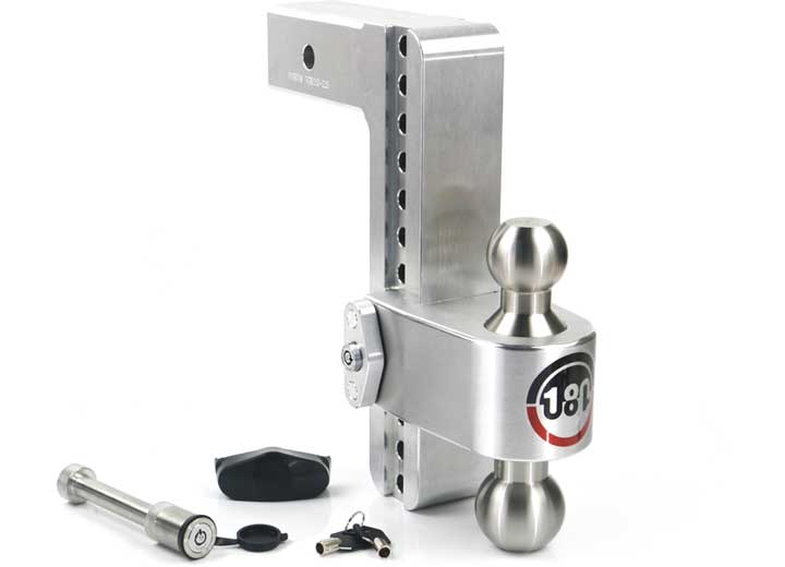 Weigh Safe TURNOVER BALL 10" DROP HITCH W/ 2.5" SHANK KEYED ALIKE WS05 INCLUDED