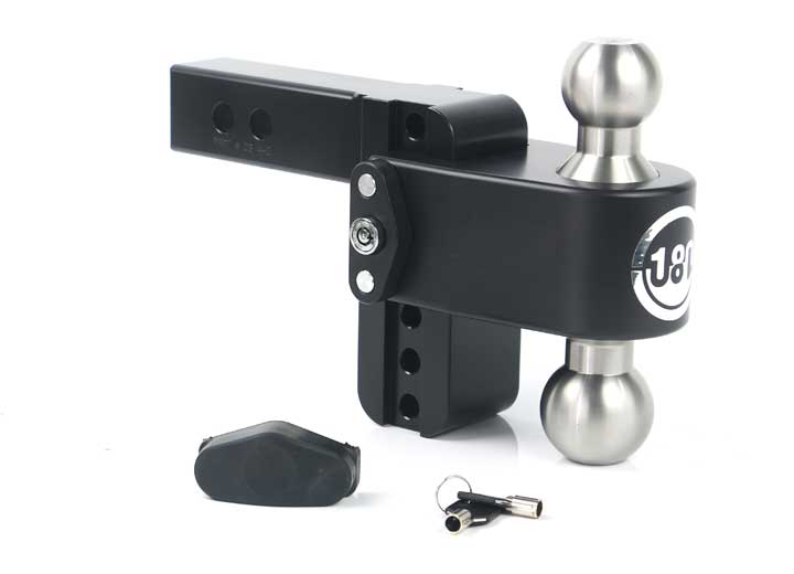 Weigh Safe TURNOVER BALL 4IN DROP HITCH W/ 2IN SHANK (8K/10K GTWR)W/CERAKOTE