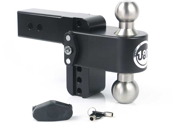 Weigh Safe TURNOVER BALL 4IN DROP HITCH W/ 2.5IN SHANK (8K/14.5K GTWR)W/CERAKOTE
