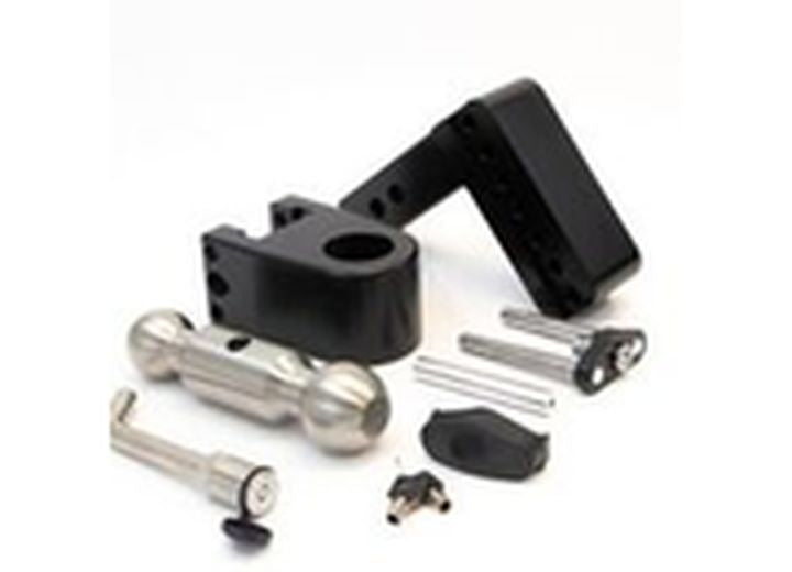 Weigh Safe TURNOVER BALL 4IN DROP HITCH W/ 2IN SHANK (8K/10K GTWR)W/CERAKOTE