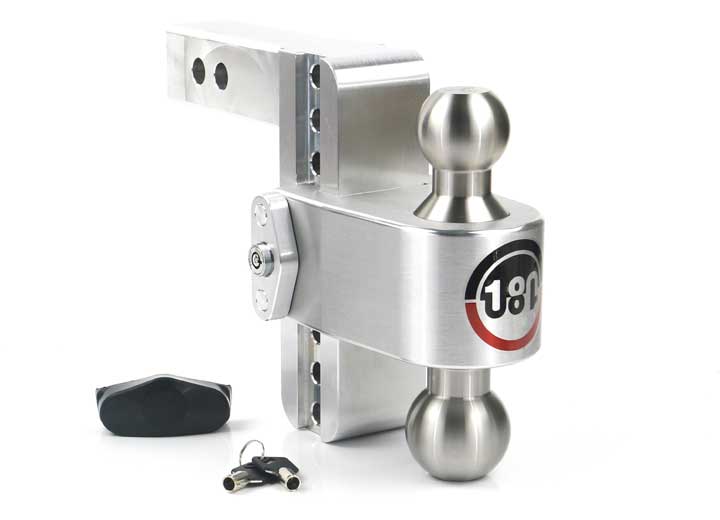 Weigh Safe TURNOVER BALL 6IN DROP HITCH W/ 2IN SHANK 8K/10K GTWR W/DUAL PIN LOCK
