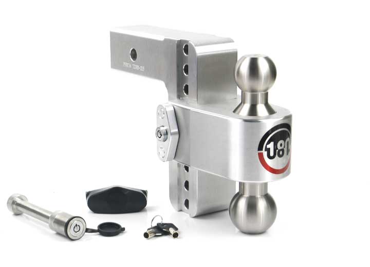 Weigh Safe TURNOVER BALL 6" DROP HITCH W/ 2.5" SHANK KEYED ALIKE WS05 INCLUDED