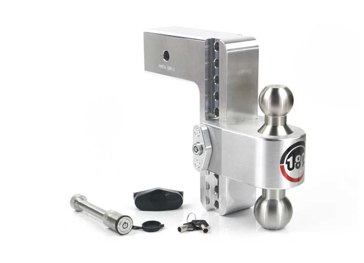 Weigh Safe TURNOVER BALL 8" DROP HITCH W/ 3" SHANK KEYED ALIKE WS05 INCLUDED