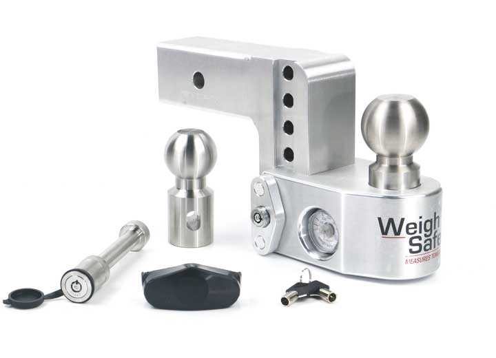 WEIGH SAFE 4" DROP HITCH W/ 2.5" SHANK KEYED ALIKE WS05 INCLUDED