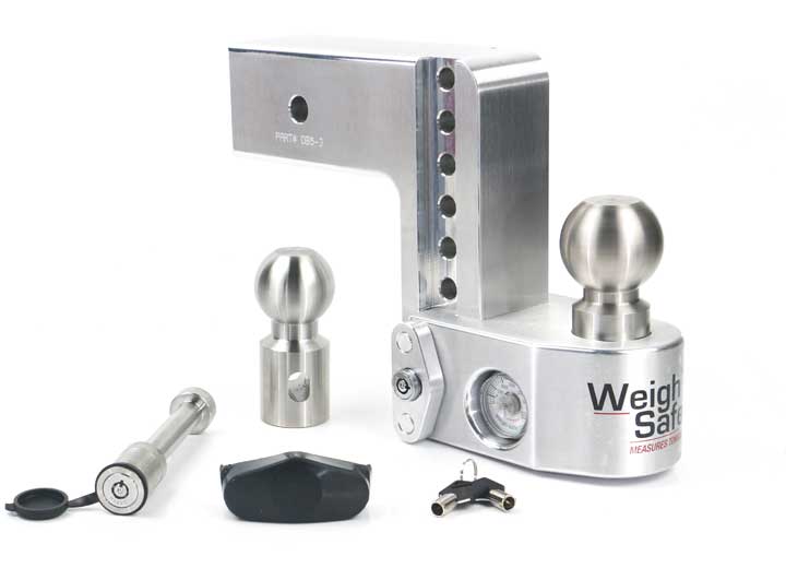 WEIGH SAFE 6" DROP HITCH W/ 3" SHANK KEYED ALIKE WS05 INCLUDED