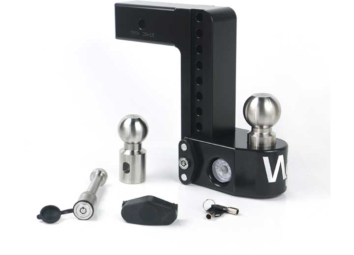 WEIGH SAFE 8IN DROP HITCH W/ 2.5IN SHANK (8K/14.5K GTWR)W/CERAKOTE
