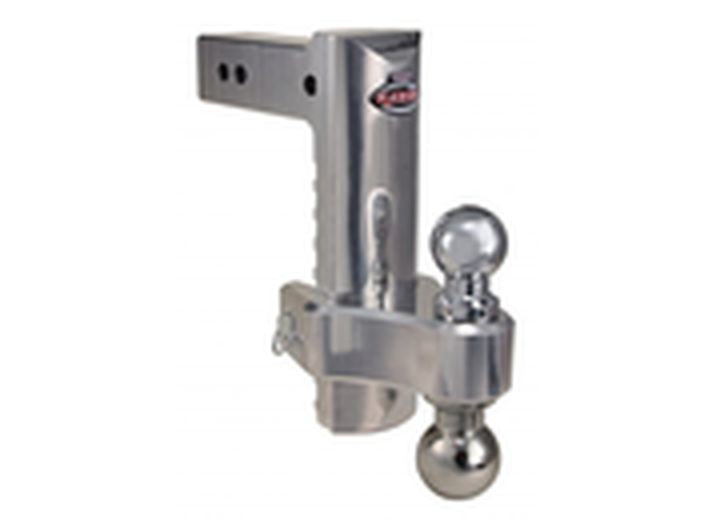 Trimax Locks 10" PIN & CLIP ALUMINUM DROP HITCH FOR 2-1/2" RECEIVERS-INCLUDES DUAL BALLS