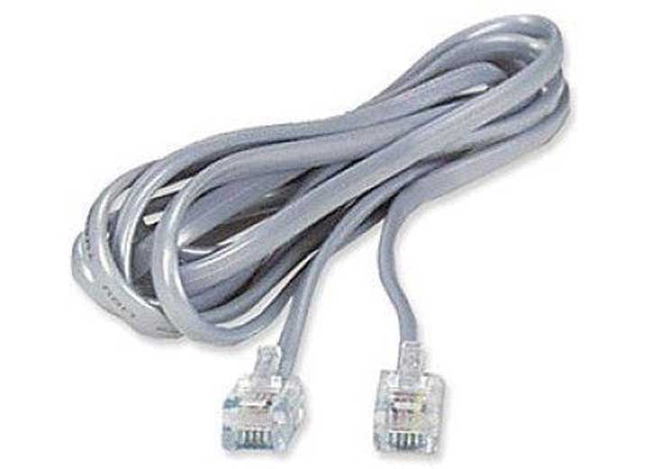 Xantrex REMOTE CABLE - 25FT TEL-CORD MODULAR 26AWG 6-CNDCT FLAT CROSSWIRED SILVER UL