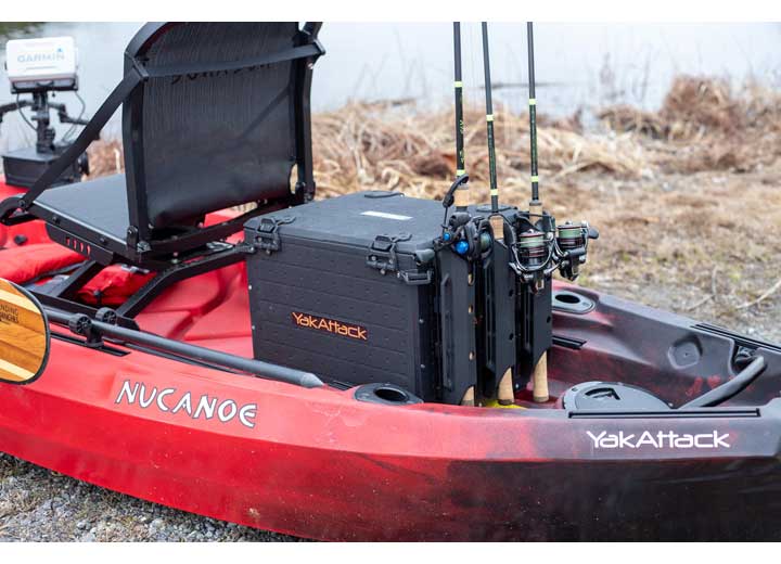 YakAttack BLACKPAK PRO KAYAK FISHING CRATE - 13IN X 16IN
