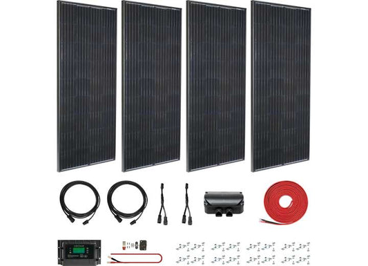 Zamp Solar LEGACY BLACK 760 WATT SOLAR DELUXE KIT (4 X 190W)