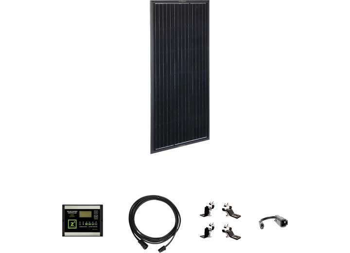 Zamp Solar AIRSTREAM OBSIDIAN SERIES 100 WATT SOLAR EXPANSION COMPLETE KIT (2019-2023)