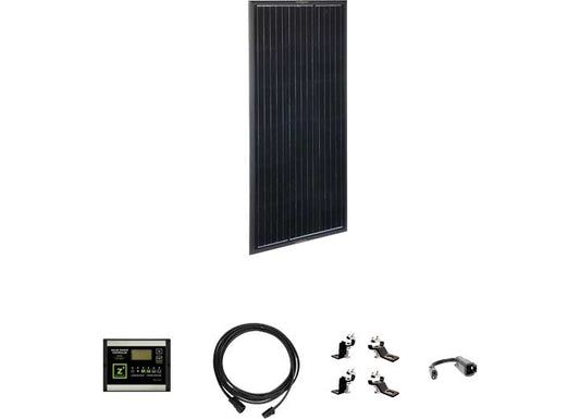 Zamp Solar AIRSTREAM OBSIDIAN SERIES 100 WATT SOLAR EXPANSION COMPLETE KIT (2019-2023)