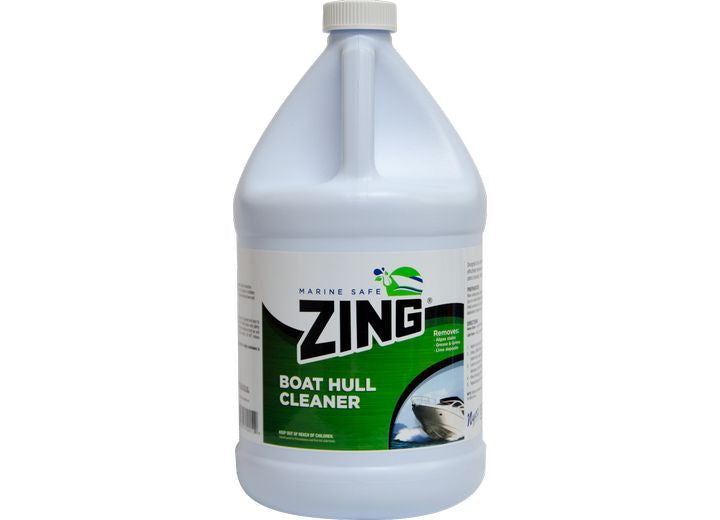 ZING MARINE SAFE BOAT HULL CLEANER (#10118), 4 GALLONS/CASE