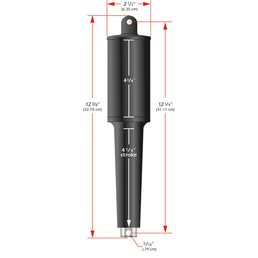 Lenco 102XD Extreme Duty Actuator - 12V - 4-1/4" Stroke [15060-001]