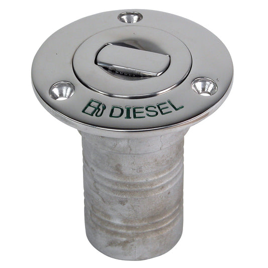 Whitecap Bluewater Push Up Deck Fill - 2" Hose - Diesel [6895CBLUE]