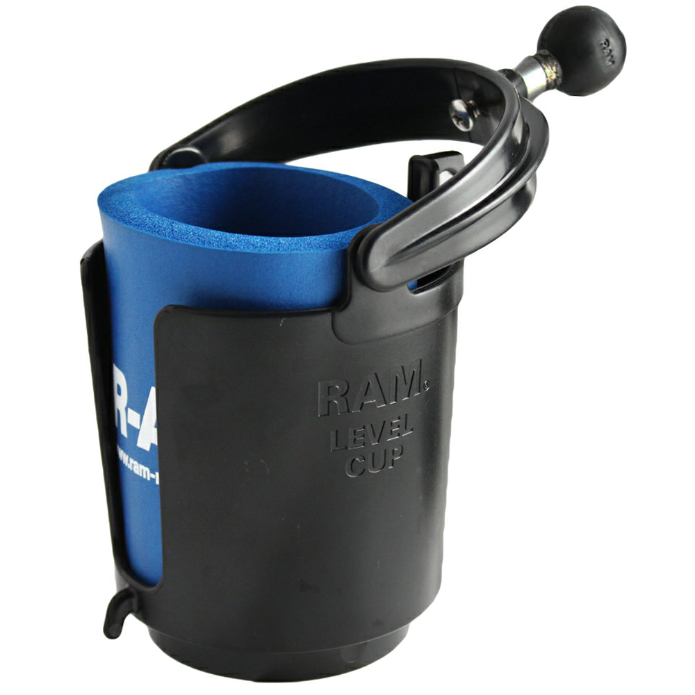 RAM Mount Drink Cup Holder w/1" Ball [RAM-B-132BU]