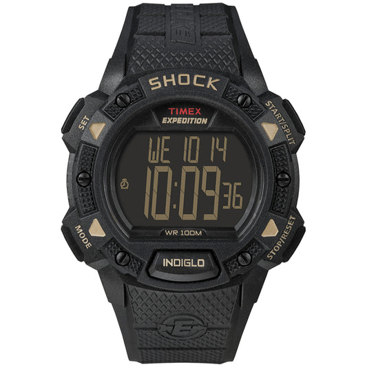 Timex Expedition Shock Chrono Alarm Timer - Black [T49896]