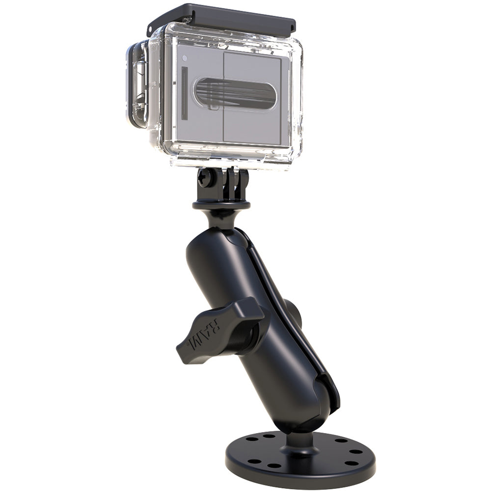 RAM Mount 1" Ball Mount w/Custom GoPro Hero Adapter [RAM-B-138-GOP1U]