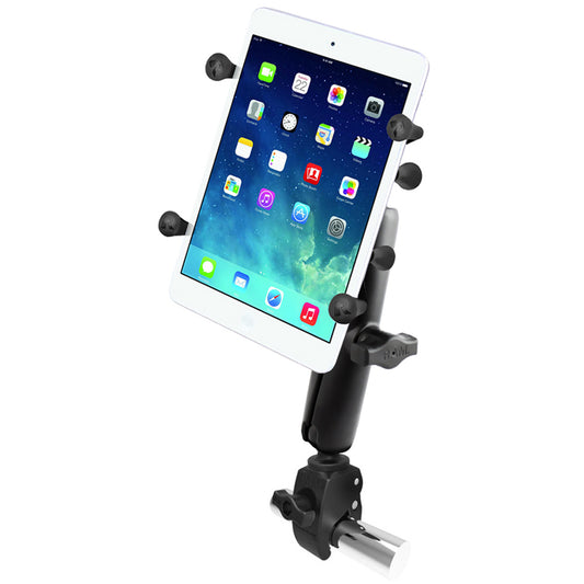 RAM Mount Tough-Claw Base w/Long Double Socket Arm & Universal X-Grip Cradle w/1" Ball f/7" Tablets [RAM-B-400-C-UN8U]