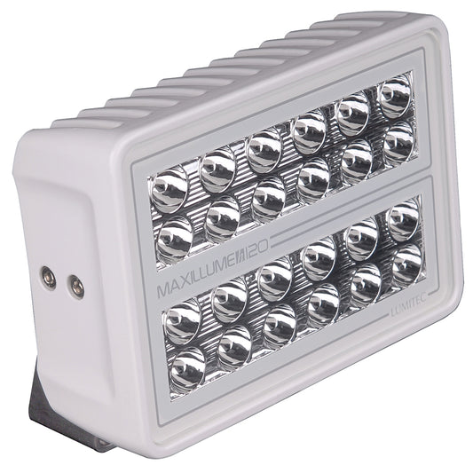 Lumitec Maxillume h120 - Trunnion Mount Flood Light - White Housing - White Dimming [101346]