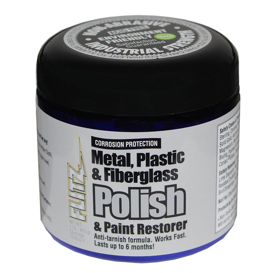 Flitz Metal, Plastic  Fiberglass Polish Paste - 1.0lb [CA 03516-6]