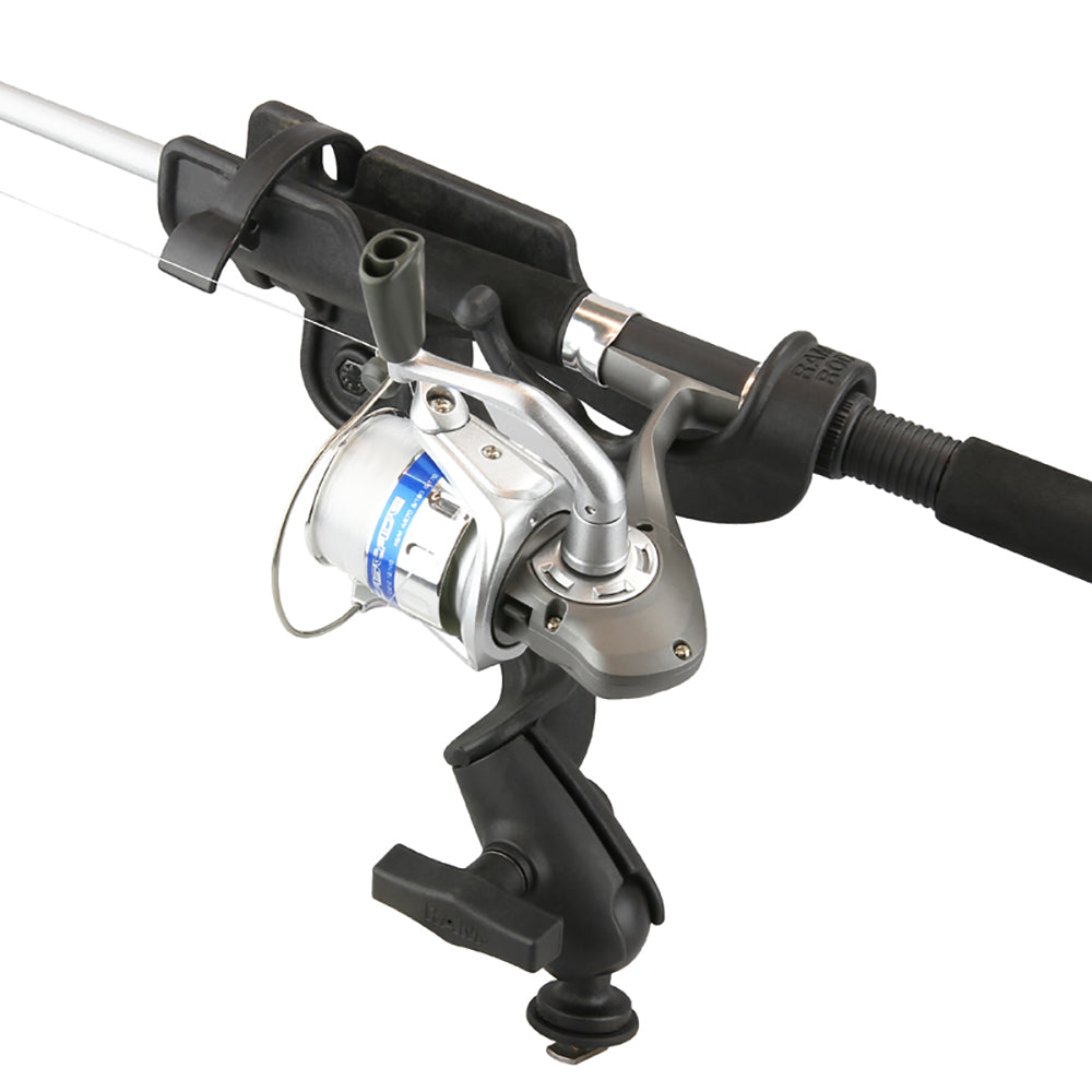 RAM Mount RAM-ROD 2000 Fishing Rod Holder with RAM-ROD Revolution Ratchet/Socket System and Track BallBase [RAM-114-RB-TRA1U]