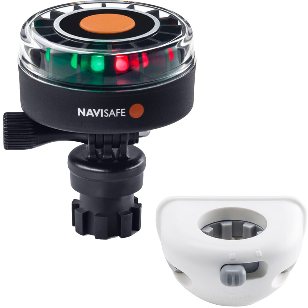 Navisafe Navilight 2NM Tricolor w/Navimount Base  Vertical Mount - White [340KIT6]