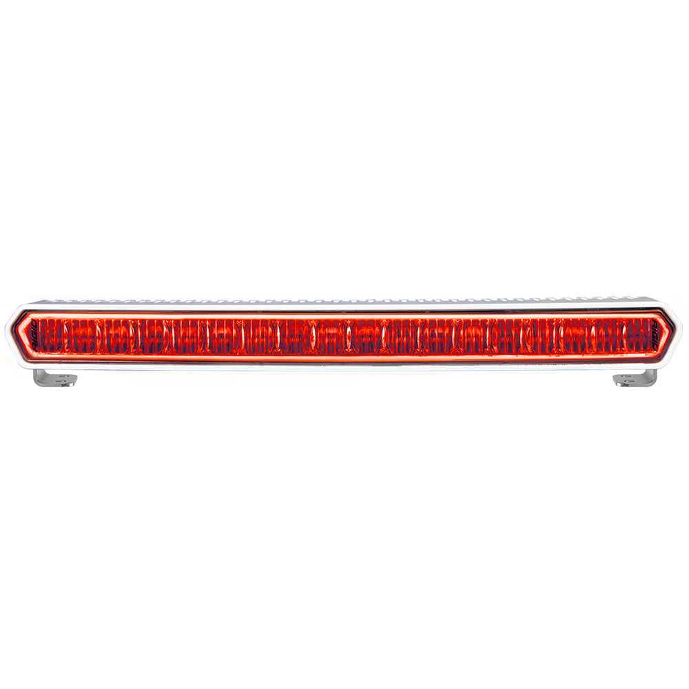 RIGID Industries SR-L Series Marine 20" White LED Lightbar - White Light w/Red Halo [62002]