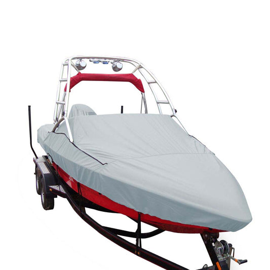 Carver Sun-DURA Specialty Boat Cover f/18.5 Sterndrive V-Hull Runabouts w/Tower [97118S-11]