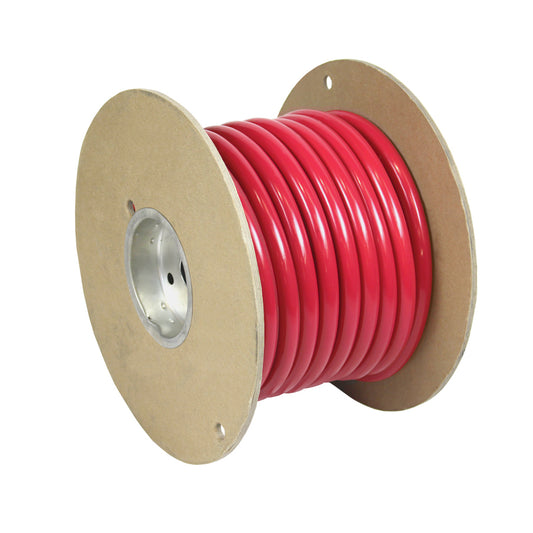 Pacer Red 4/0 AWG Battery Cable - 25  [WUL4/0RD-25]