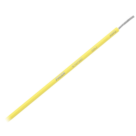 Pacer Yellow 16 AWG Primary Wire - 25  [WUL16YL-25]