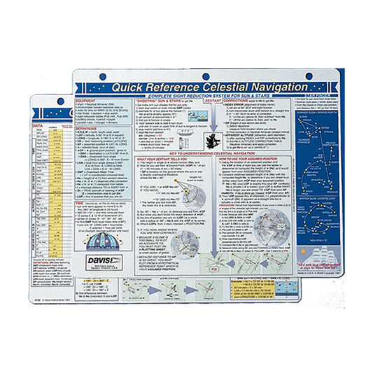 Davis Quick Reference Celestial Navigation Card [132]